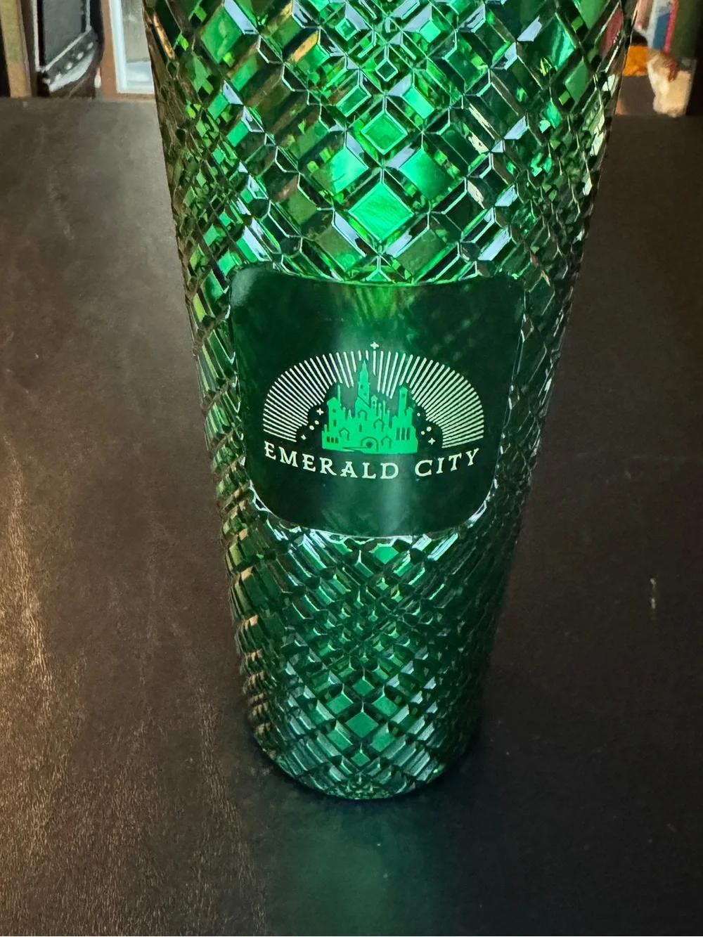 Starbucks WICKED EMERALD CITY LIMITED EDITION Green Tumbler 24 Oz NEW